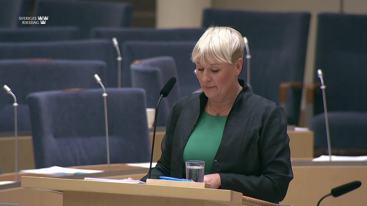 Stillbild från Interpellationsdebatt, Brister i äldreomsorgen