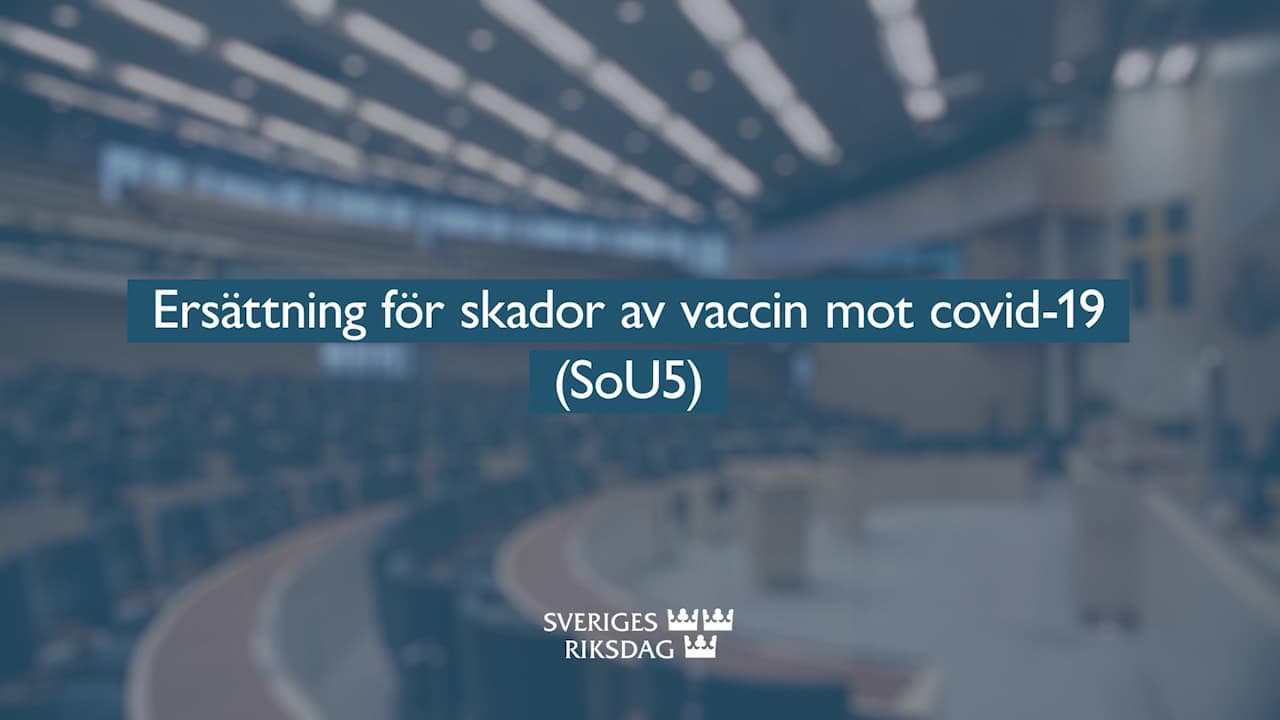 Stillbild från Beslut, Teckenspråkstolkat beslut: Ersättning för skador av vaccin mot covid-19