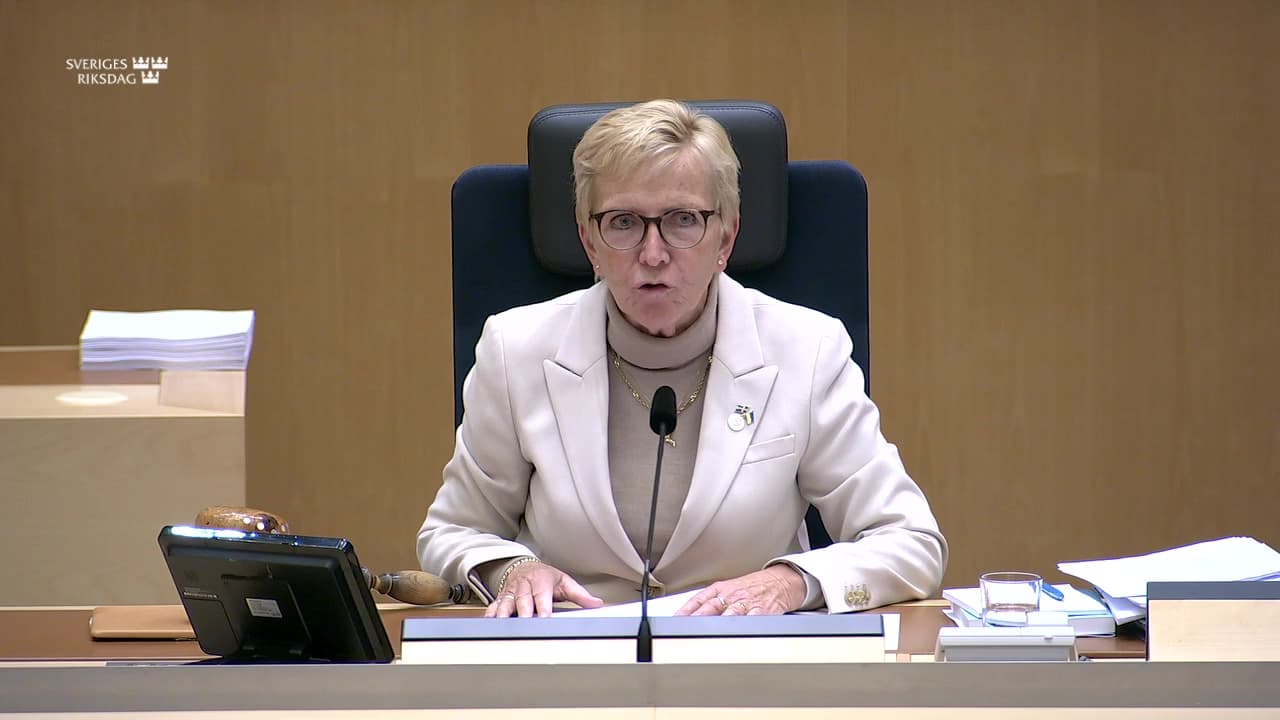 Stillbild från Beslut, Beslut: Utgiftsområde 17 Kultur, medier, trossamfund och fritid