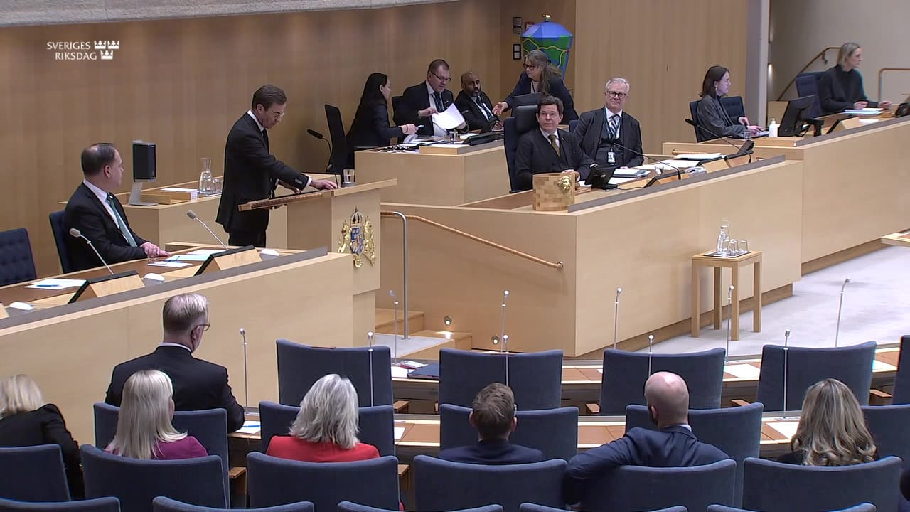 Stillbild från Partiledardebatt, Partiledardebatt