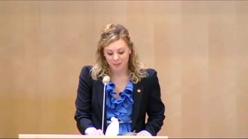 Stillbild från Debatt om förslag, Utvärdering av penningpolitiken 2008–2010 