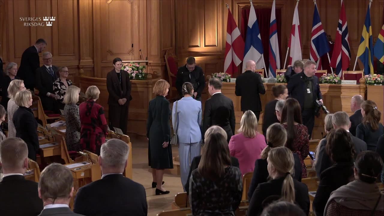 Stillbild från Öppet seminarium, Uppmärksammande av Nordens dag