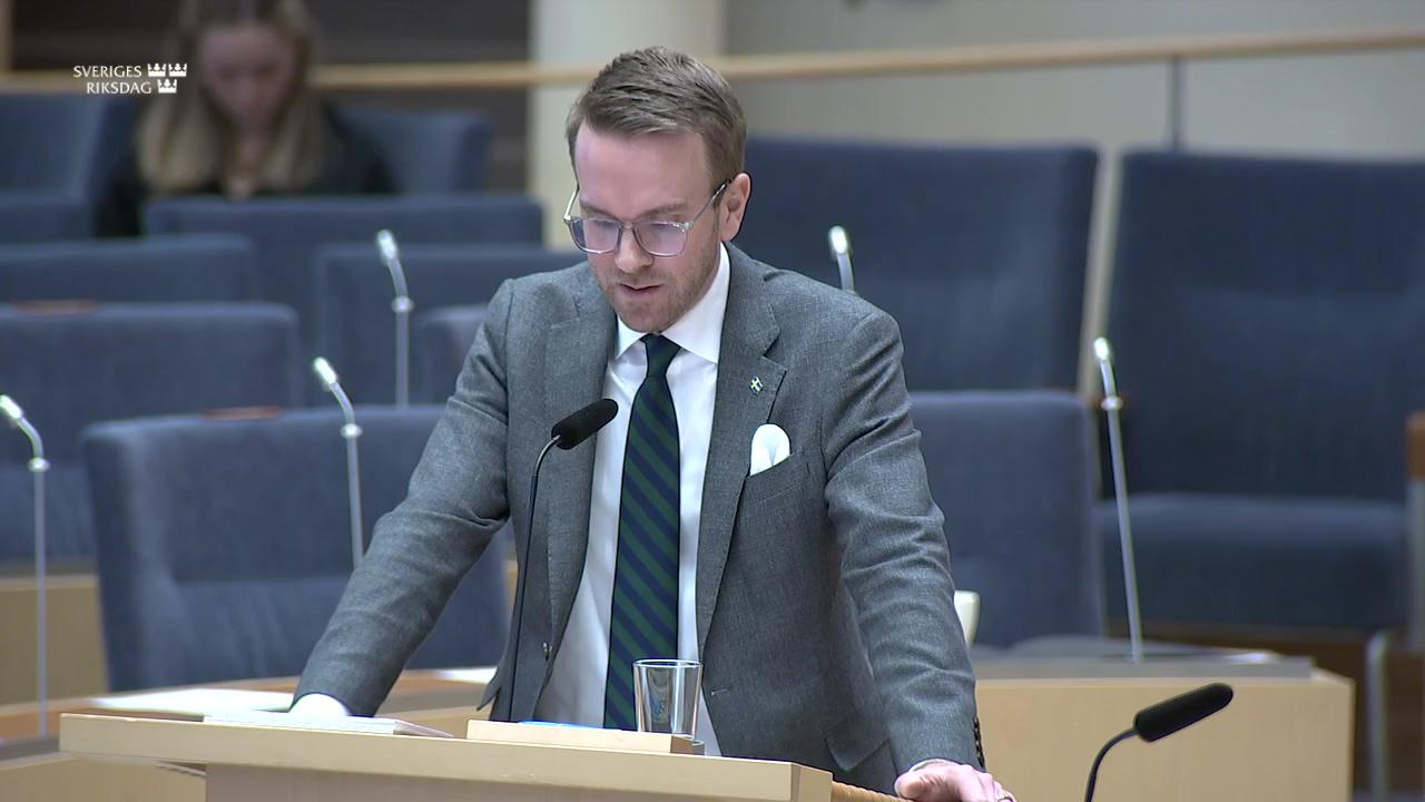 Stillbild från Interpellationsdebatt, Tiotusentals nya bostäder i Stockholm