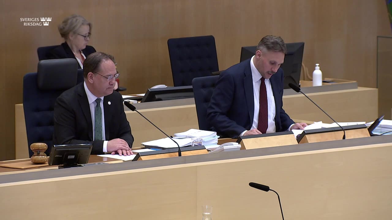 Stillbild från Beslut, Beslut: Finansiell stabilitet och finansmarknadsfrågor