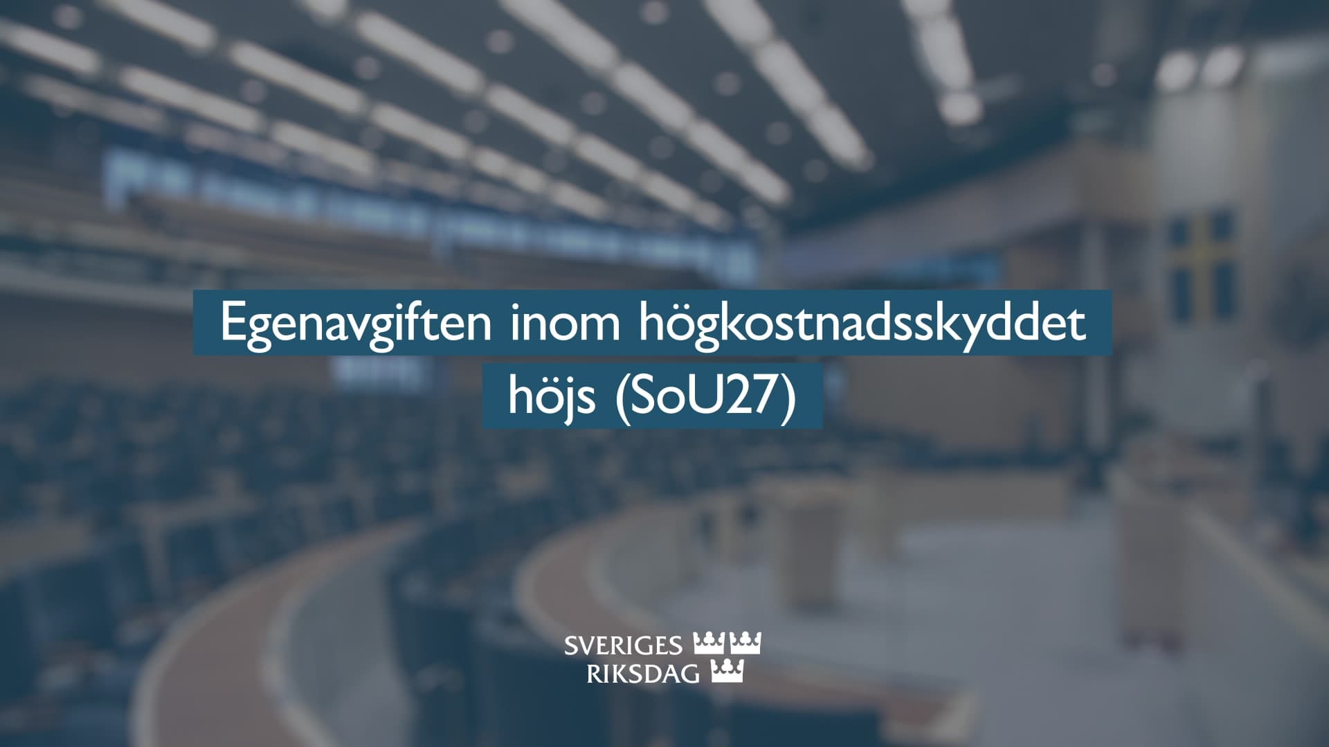 Stillbild från Beslut, Teckenspråkstolkat beslut: Uppdaterat högkostnadsskydd för läkemedel