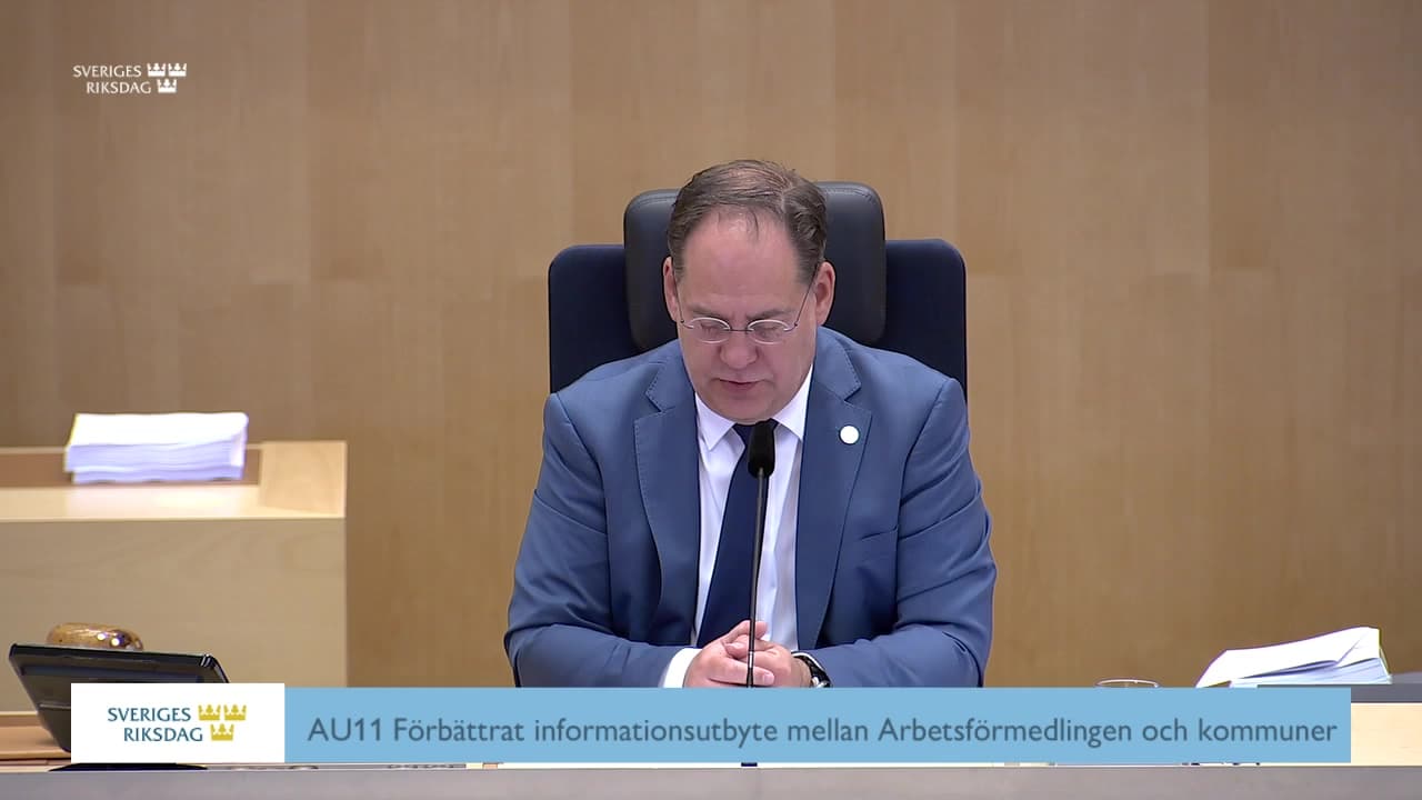 Stillbild från Beslut, Beslut: Förbättrat informationsutbyte mellan Arbetsförmedlingen och kommuner