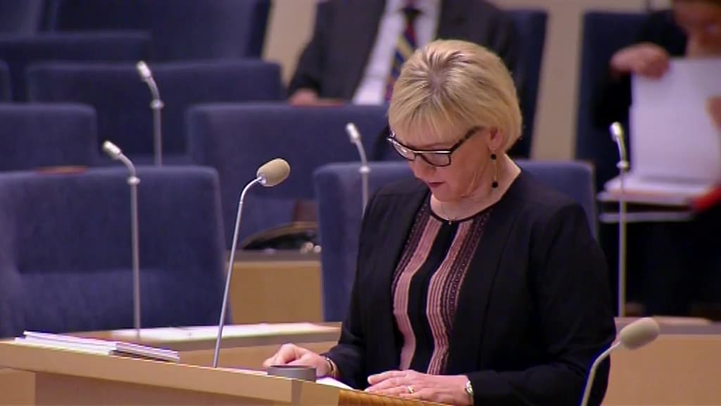 Stillbild från Interpellationsdebatt, Samförståndsavtal mellan Sverige och Saudiarabien