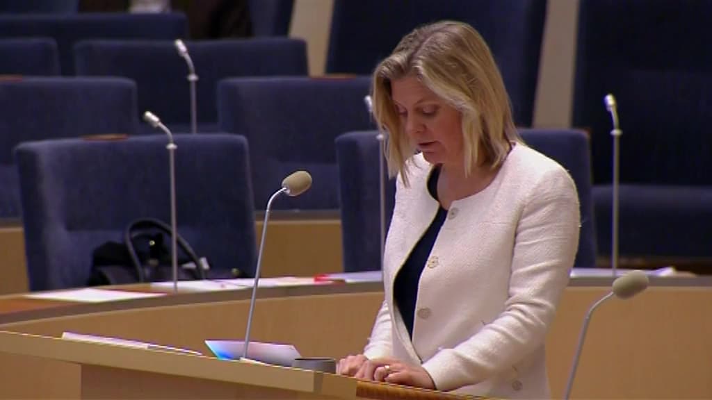 Stillbild från Interpellationsdebatt, Högre produktivitet och fler i arbete