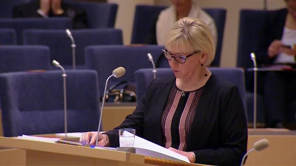 Stillbild från Interpellationsdebatt, Sveriges kandidatur till FN:s säkerhetsråd