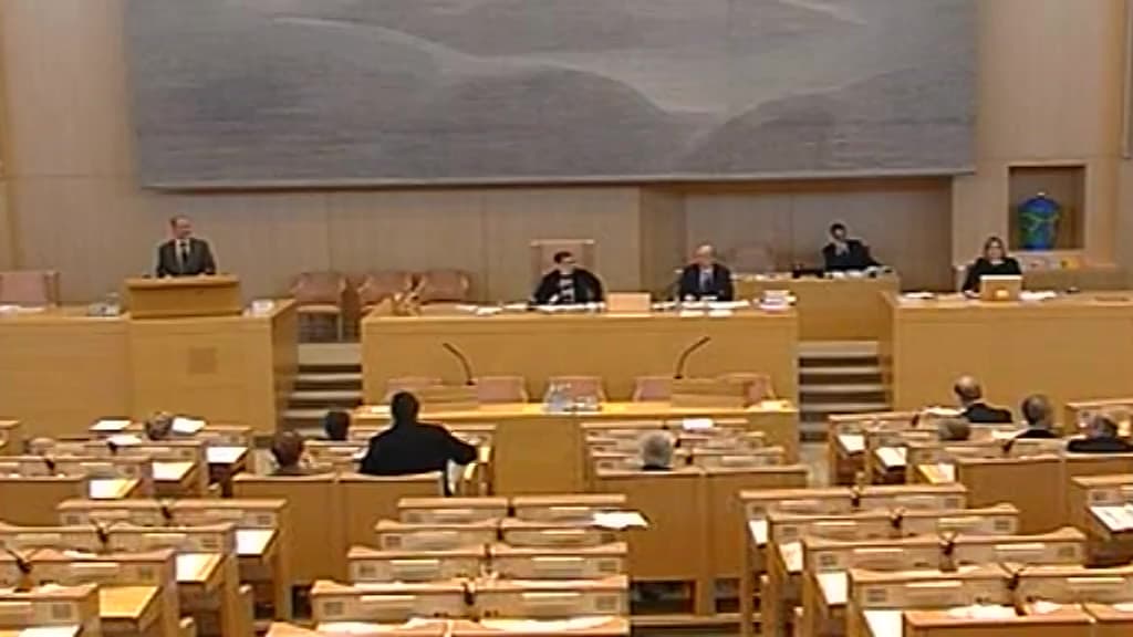 Stillbild från Debatt om förslag, Vattenfall AB