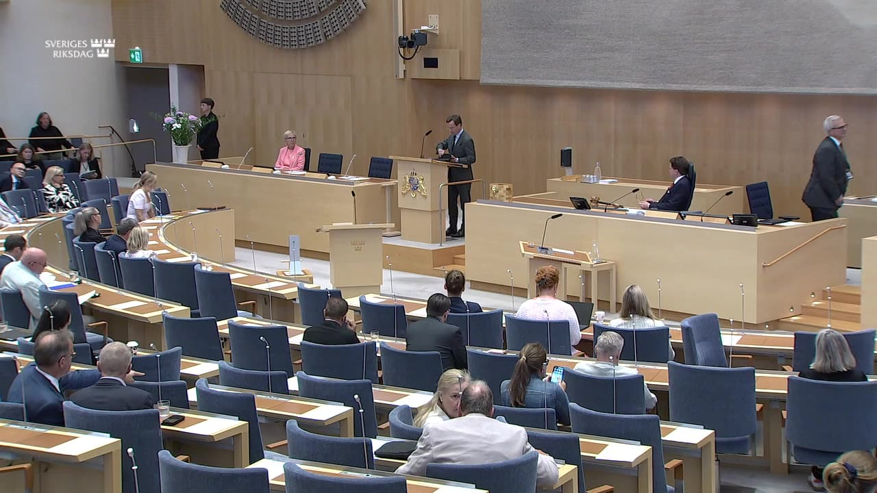 Stillbild från Partiledardebatt, Partiledardebatt