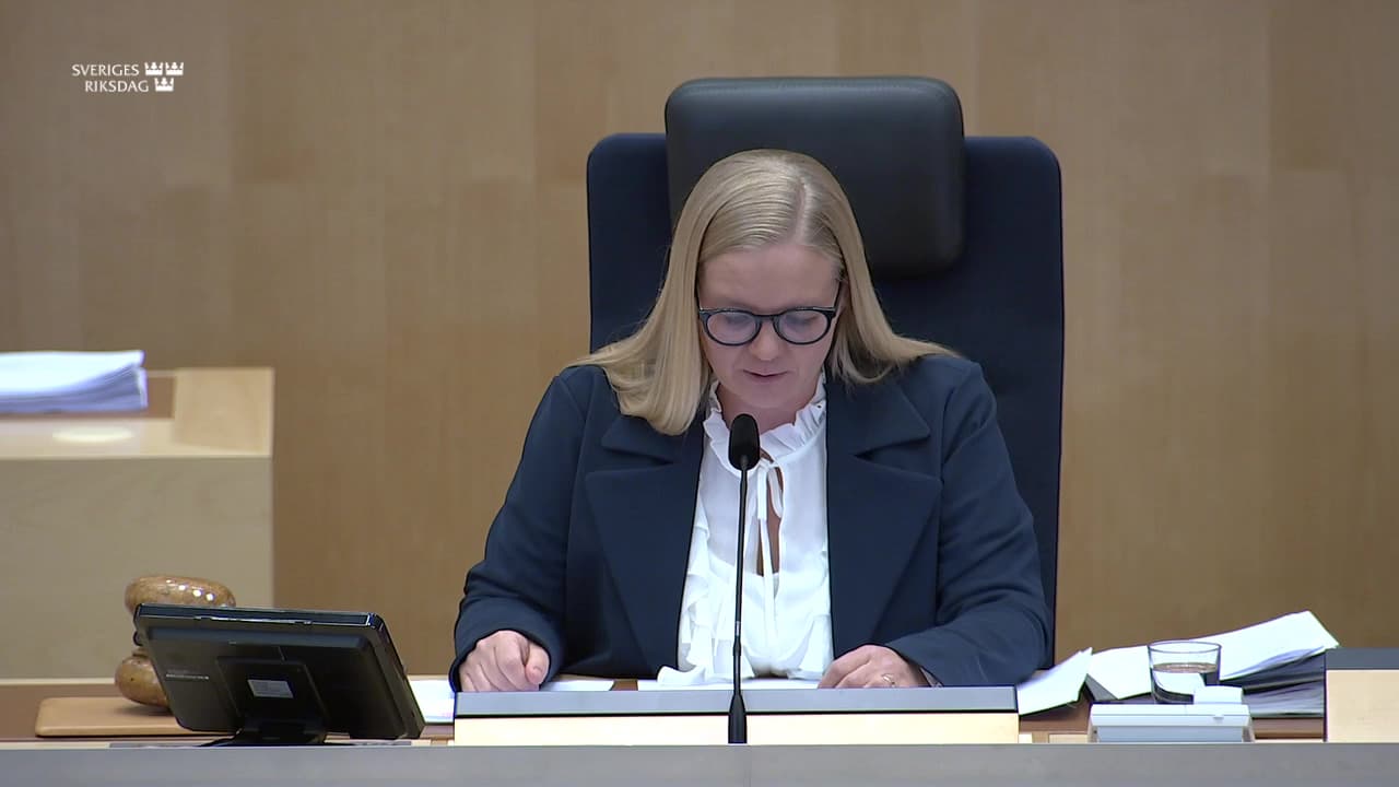 Stillbild från Beslut, Beslut: Anpassningar till EU:s regelverk om hantering av finansiella företag i kris