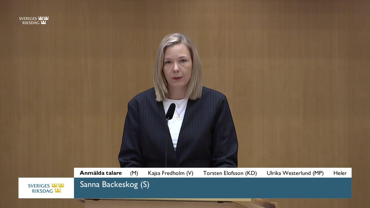 Stillbild från Debatt om förslag, Kriminalisering av oskuldskontroller, oskuldsintyg och oskuldsingrepp