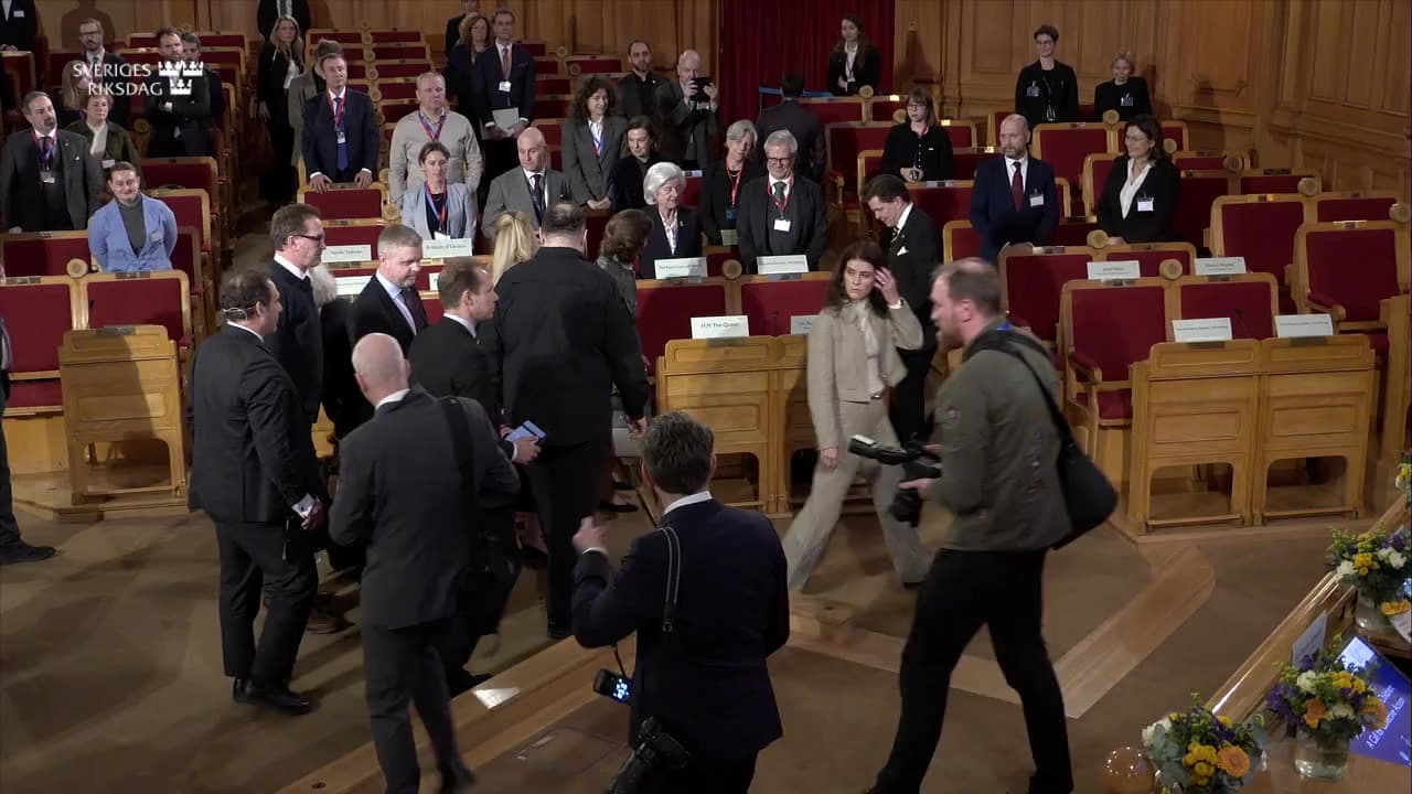 Stillbild från Öppet seminarium, Högnivåmöte: Bortförda ukrainska barn: Initiativ för gemensamt agerande