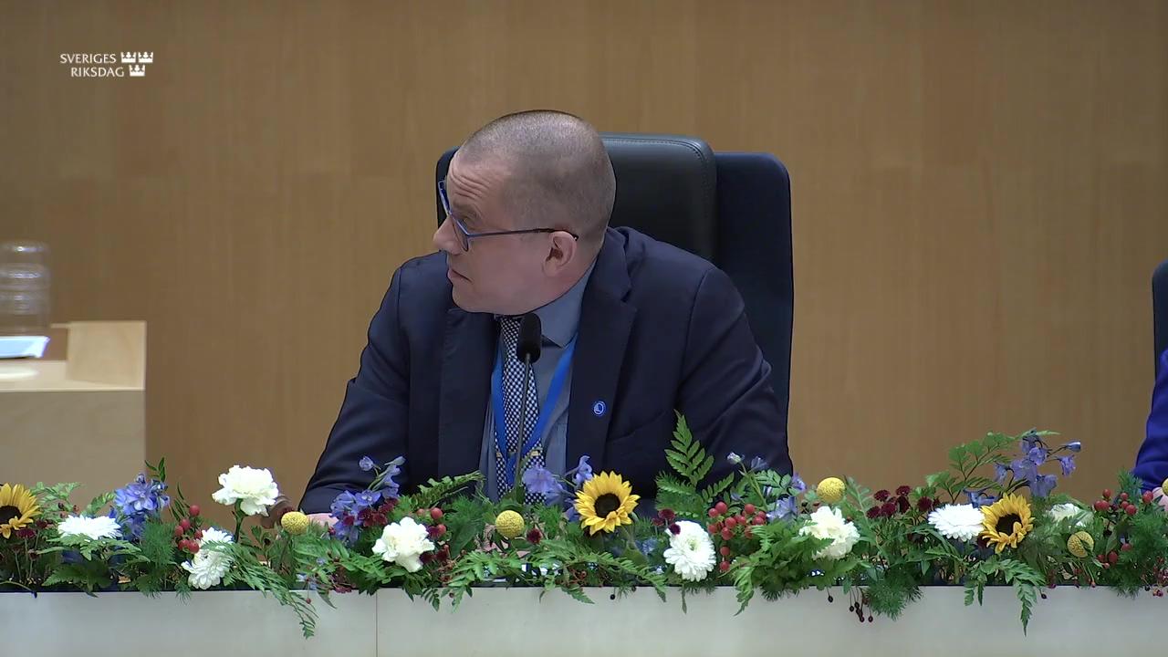 Stillbild från Session, Nordiska rådets session - utrikespolitisk debatt