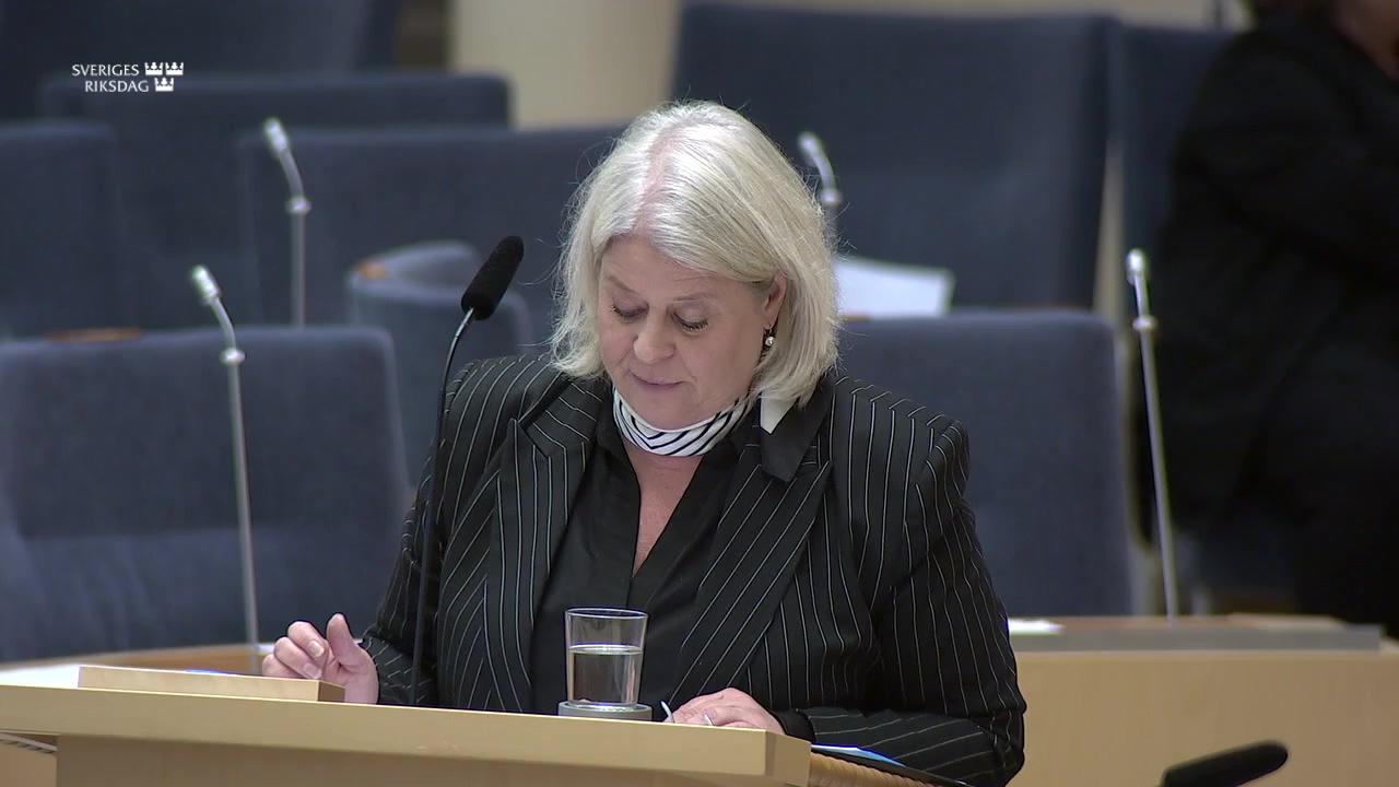 Stillbild från Interpellationsdebatt, Tolktjänstens betydelse 