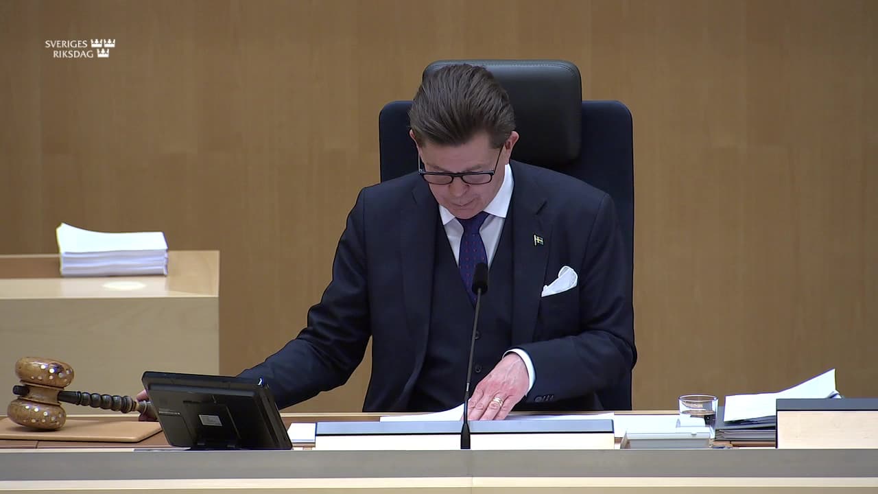 Stillbild från Beslut, Beslut: Anpassningar av ränteavdragsreglerna till EU-rätten