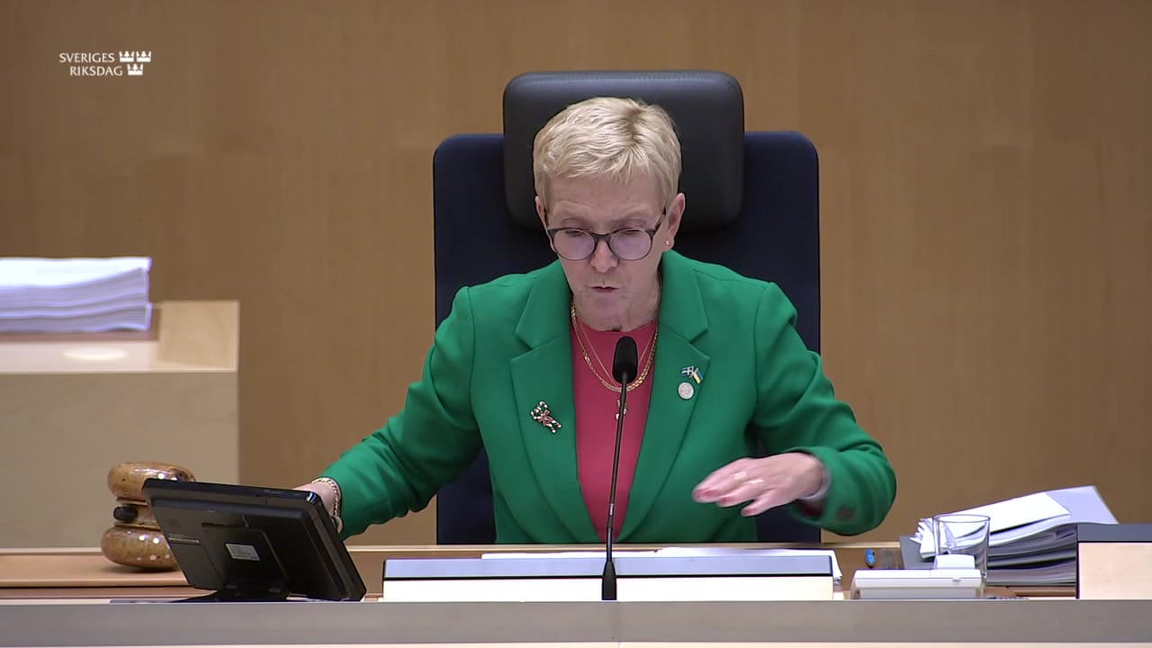 Stillbild från Beslut, Beslut: Utgiftsområde 17 Kultur, medier, trossamfund och fritid