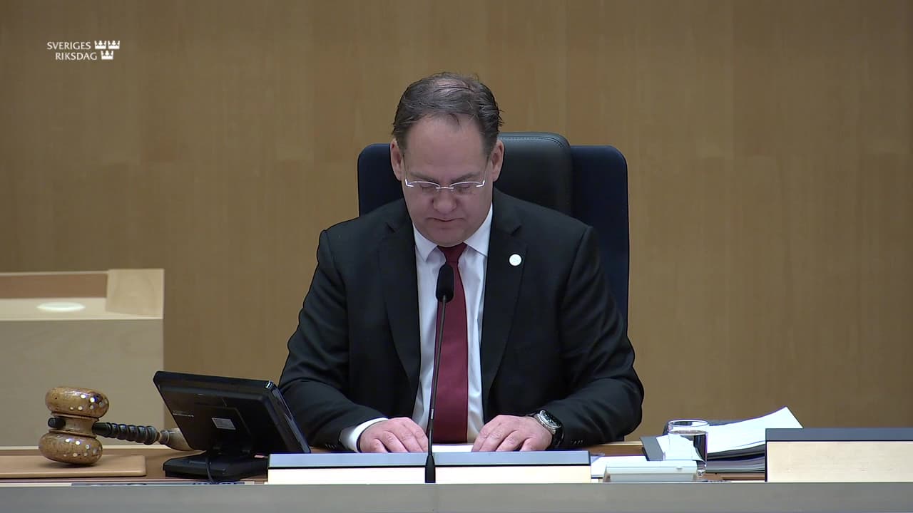 Stillbild från Statsministerns frågestund, Statsministerns frågestund