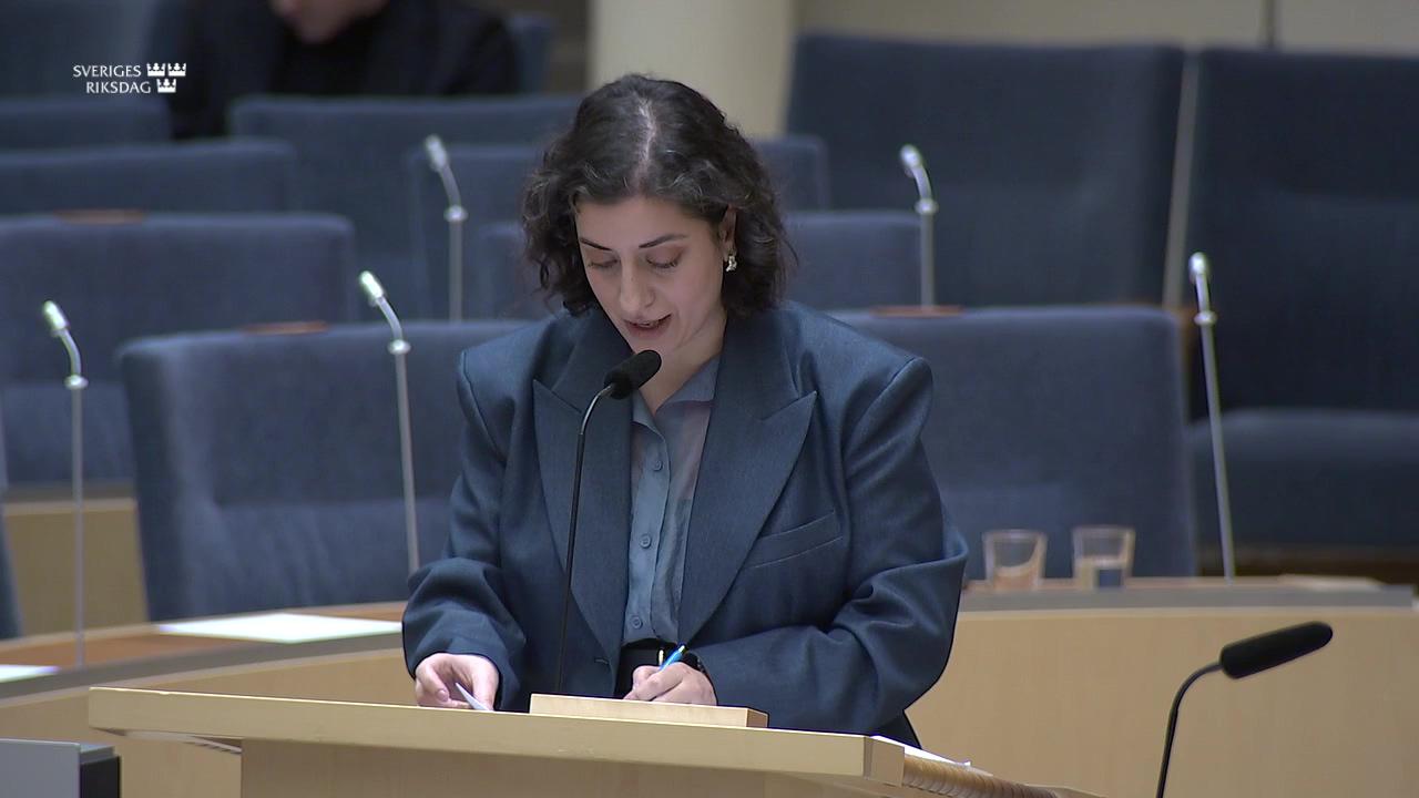 Stillbild från Interpellationsdebatt, Den ökade otryggheten för hbtqi-personer