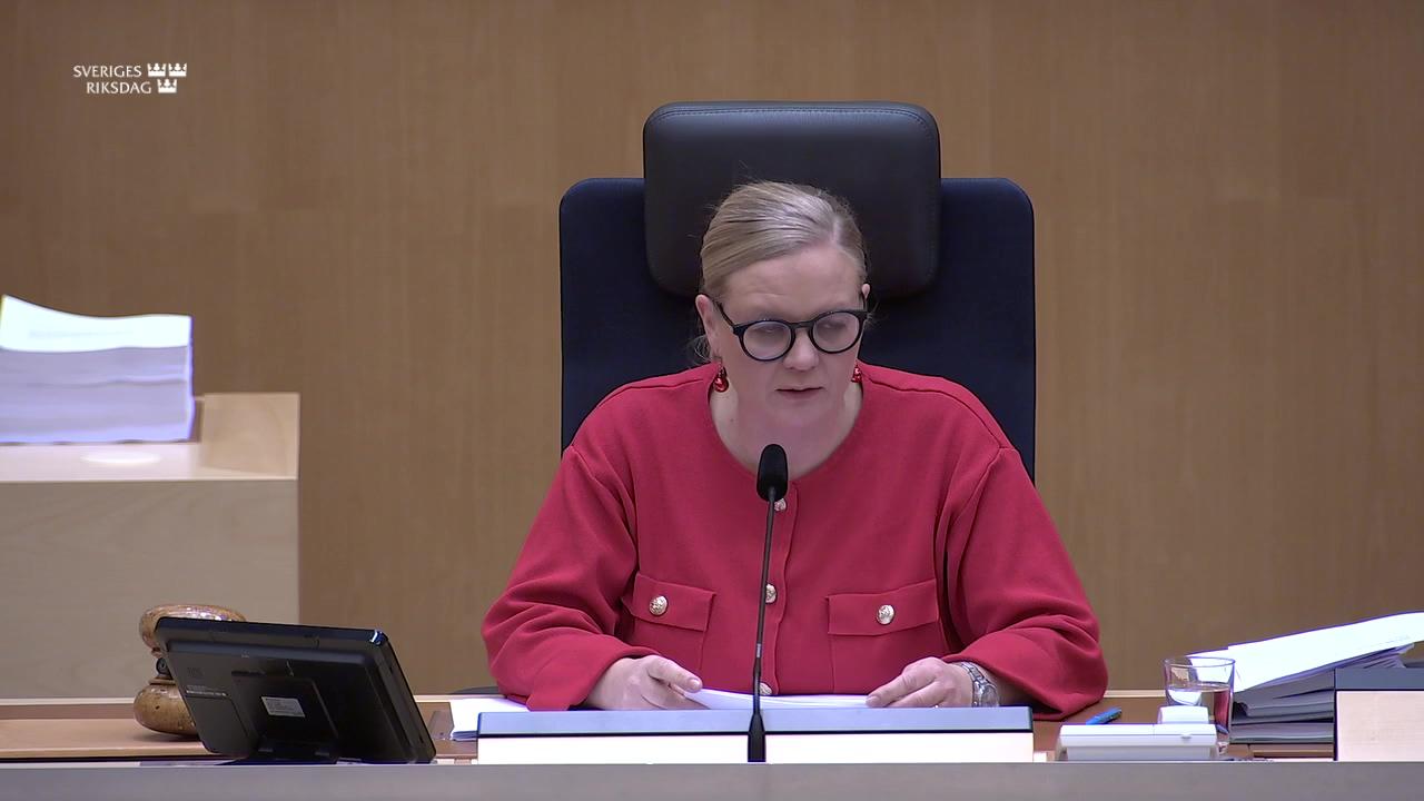 Stillbild från Beslut, Beslut: Utgiftsområde 5 Internationell samverkan