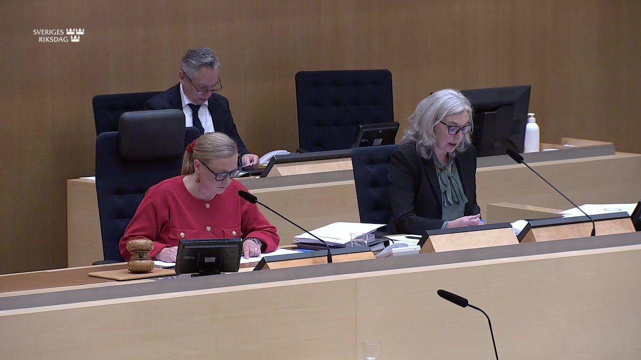 Stillbild från Beslut, Beslut: Utgiftsområde 6 Försvar och samhällets krisberedskap