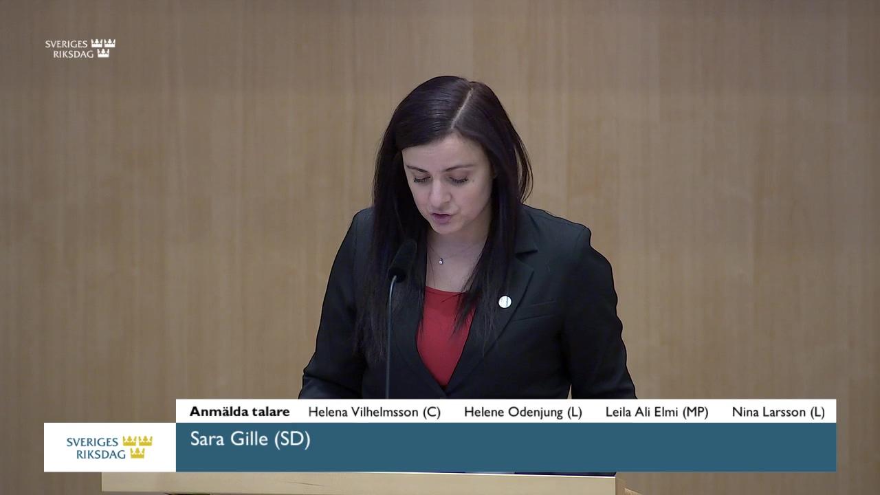 Stillbild från Debatt om förslag, Utgiftsområde 13 Integration och jämställdhet