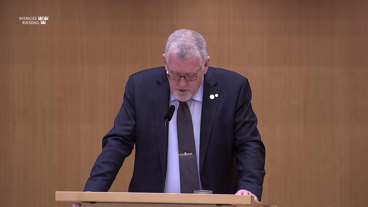 Stillbild från Debatt om förslag, Utgiftsområde 22 Kommunikationer