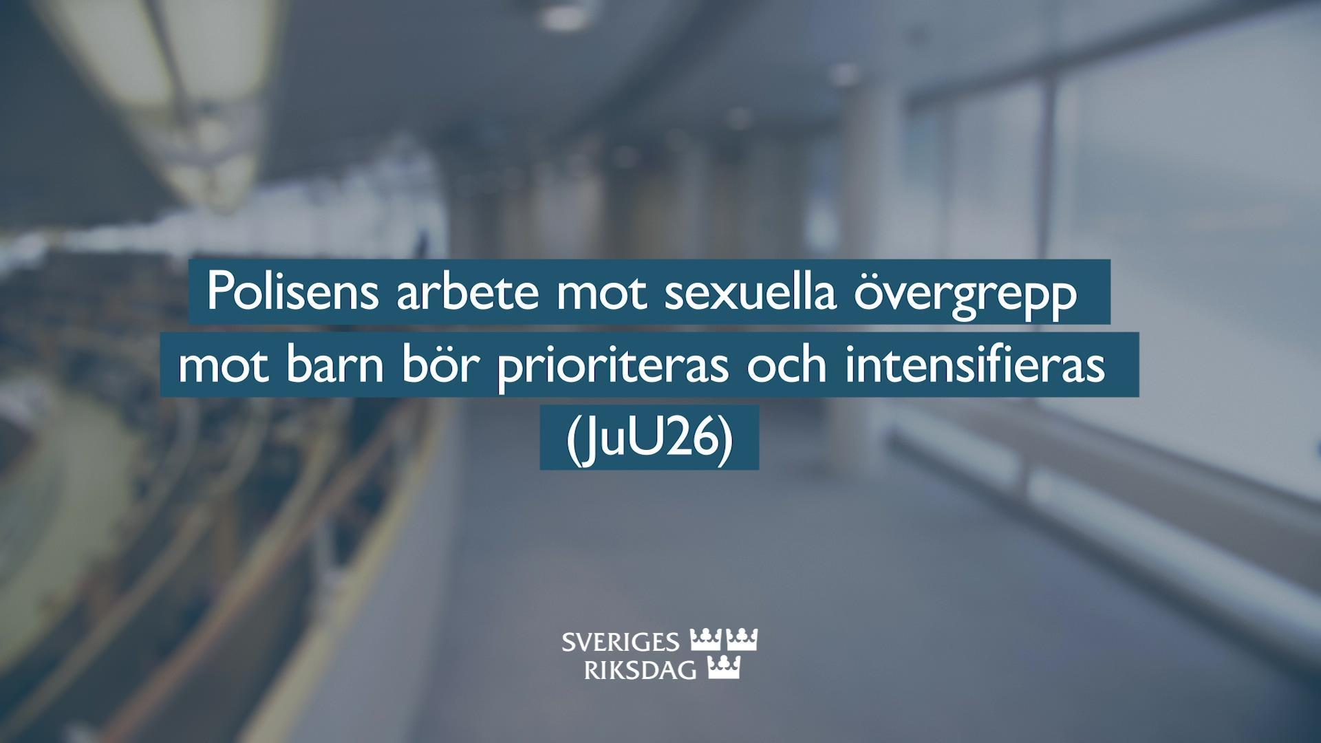 Stillbild från Beslut, Teckenspråkstolkat beslut: Polisens arbete mot sexuella övergrepp mot barn i digitala miljöer