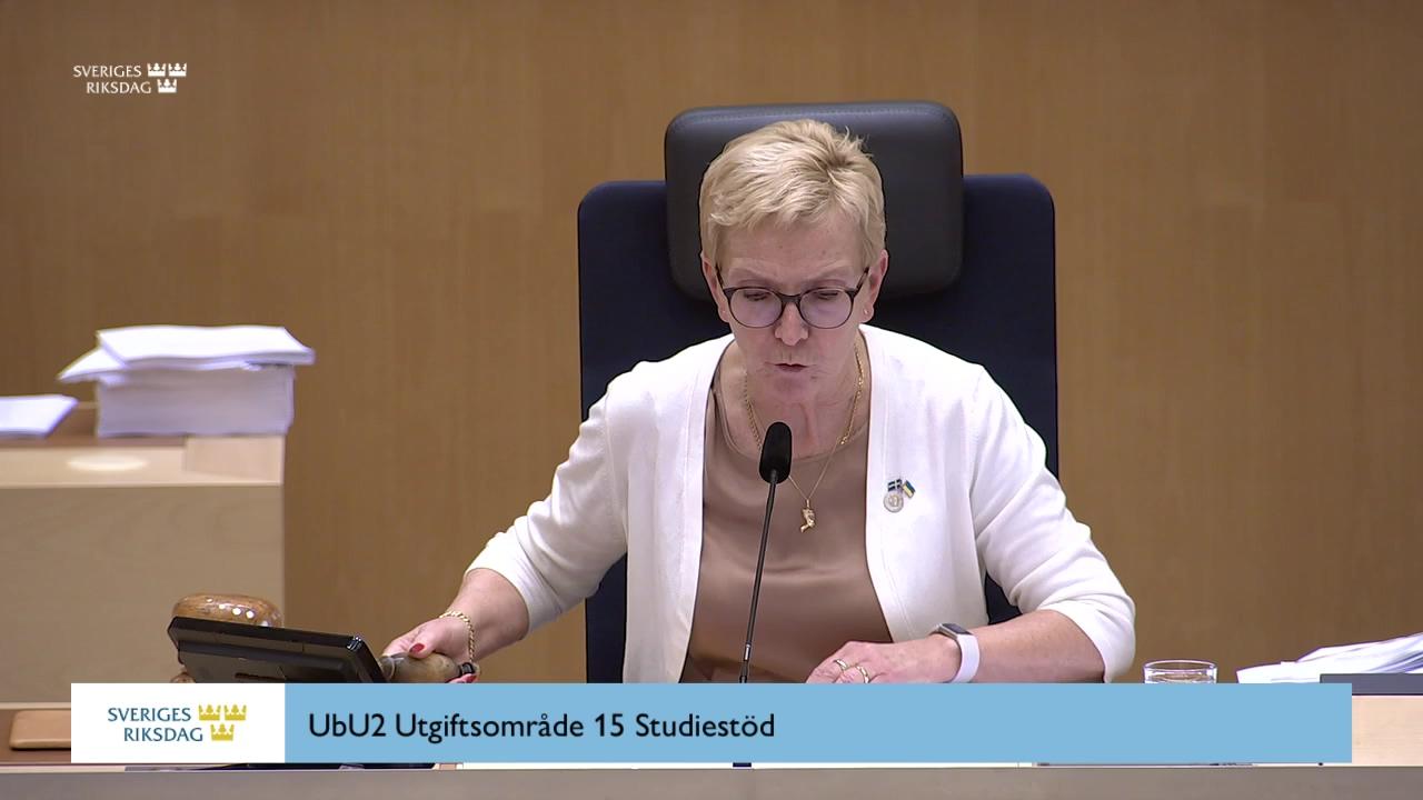 Stillbild från Beslut, Beslut: Utgiftsområde 23 Areella näringar, landsbygd och livsmedel