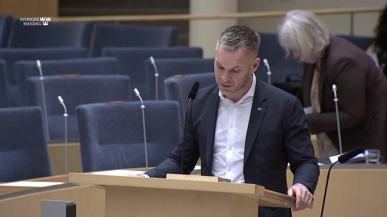 Stillbild från Interpellationsdebatt, En jämlik välfärd i hela landet