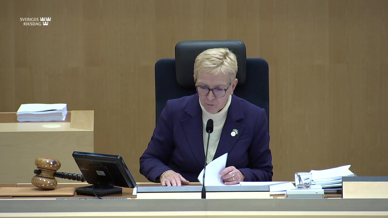 Stillbild från Information från regeringen, Återrapportering från informellt möte mellan Europeiska rådets medlemmar