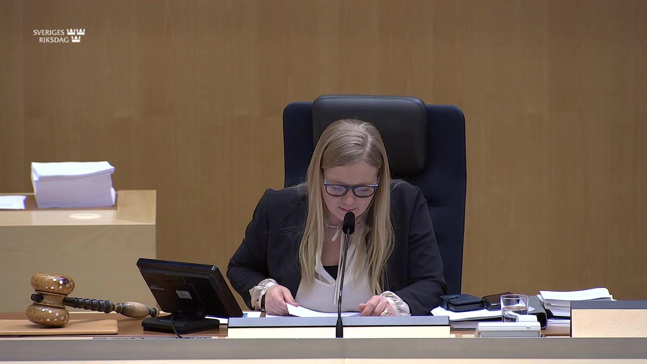 Stillbild från Debatt om förslag, Åtgärder mot körkortsturism