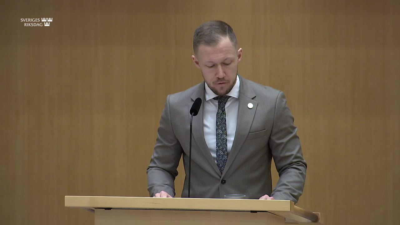 Stillbild från Debatt om förslag, Processrättsliga frågor