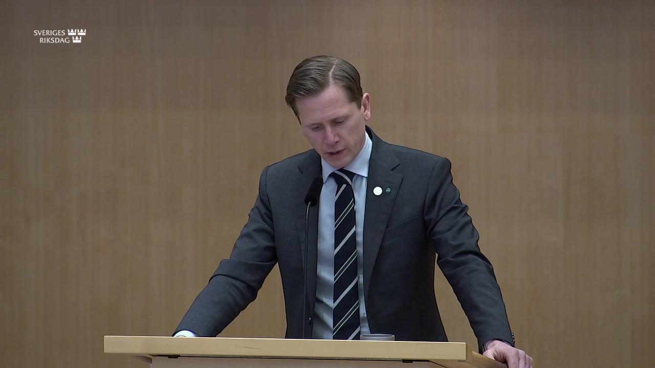 Stillbild från Debatt om förslag, Planering och byggande