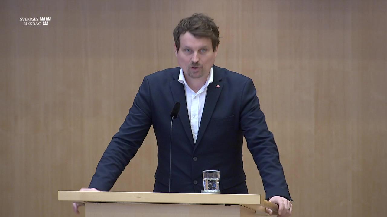 Stillbild från Debatt om förslag, Ett utvidgat straffansvar för försök, förberedelse och stämpling till brott