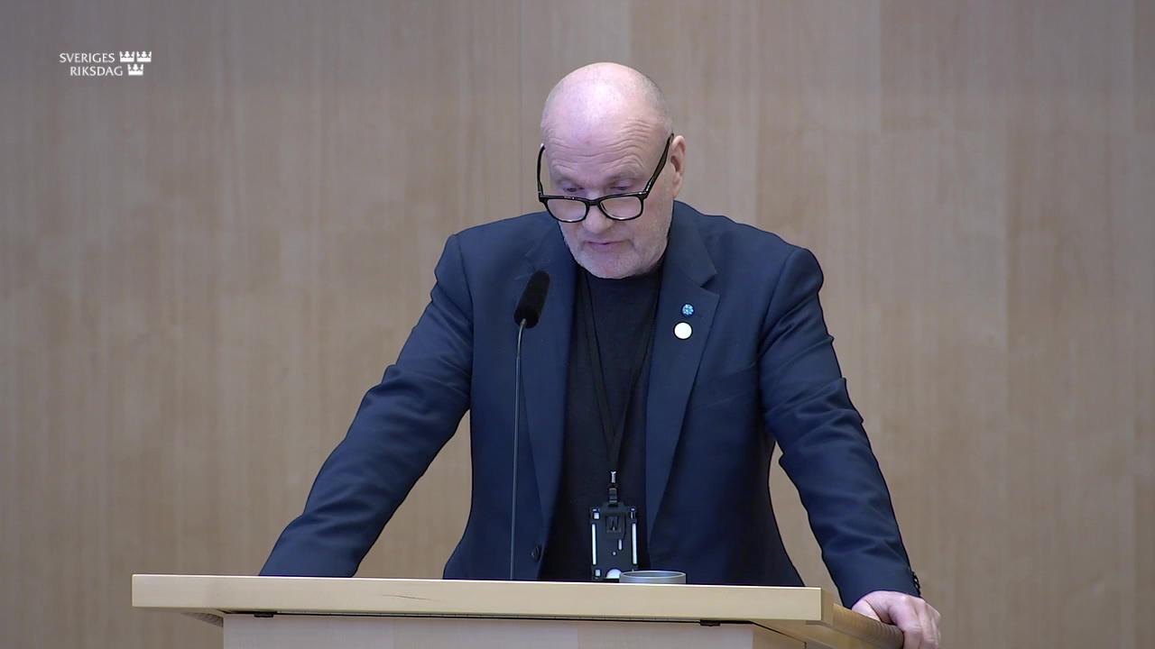 Stillbild från Debatt om förslag, Kulturarv och kulturmiljö