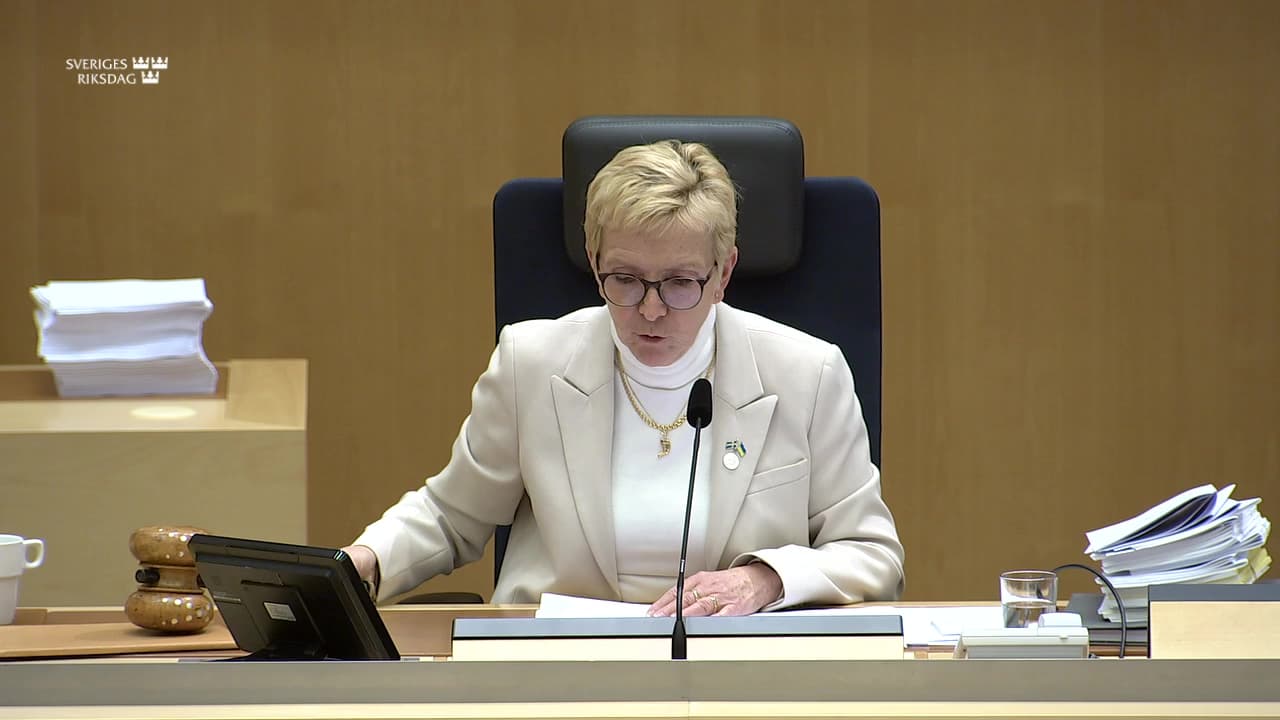 Stillbild från Beslut, Beslut: Kompletteringar och förtydliganden i fråga om sanktioner vid skatteundandragande och bedrägerier