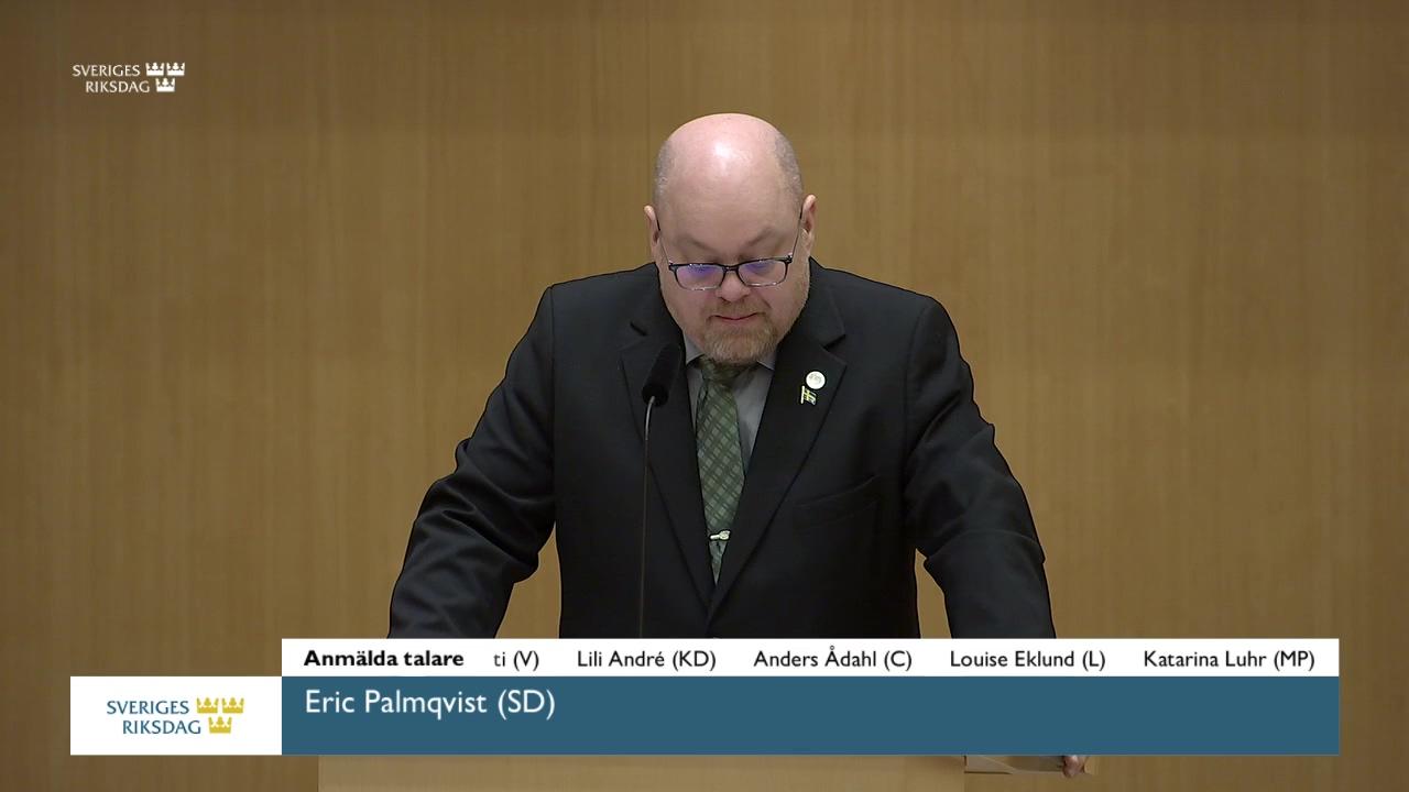 Stillbild från Debatt om förslag, Regional utvecklingspolitik