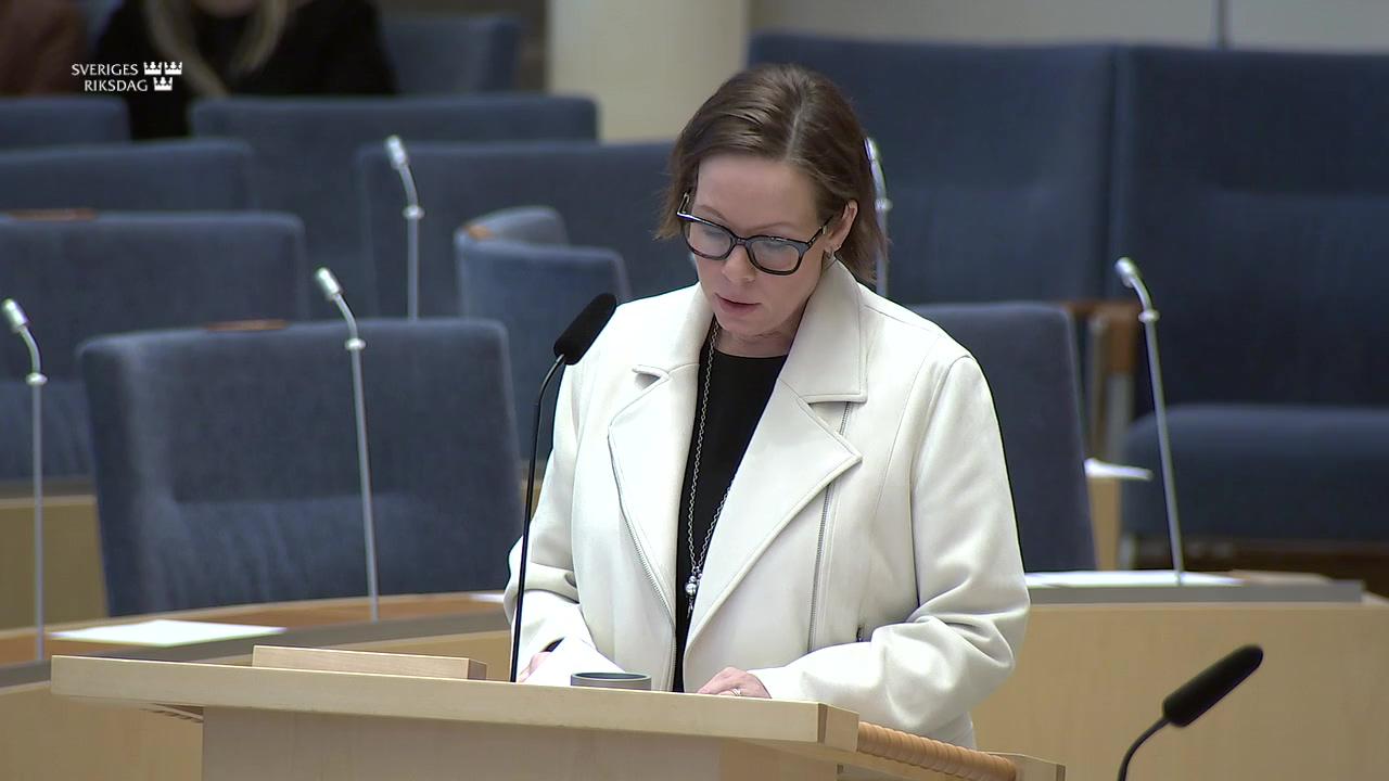 Stillbild från Interpellationsdebatt, Sveriges engagemang i OSSE