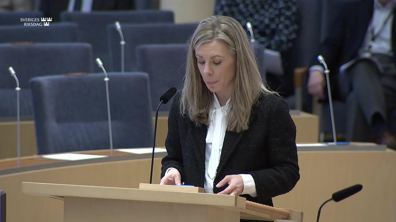 Stillbild från Interpellationsdebatt, Sveriges EU-avgift i förhandlingarna om nästa långtidsbudget