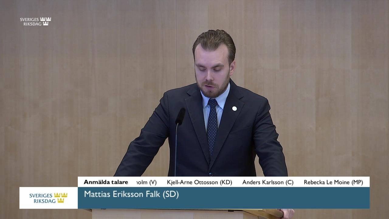 Stillbild från Debatt om förslag, Jakt och viltvård