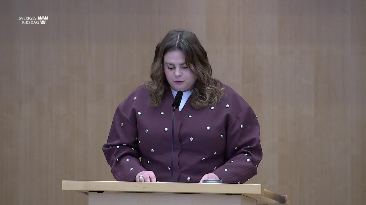 Stillbild från Debatt om förslag, Sexuell och reproduktiv hälsa och rättigheter i det internationella biståndet