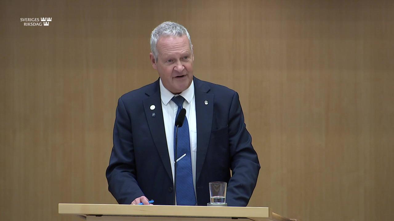 Stillbild från Debatt om förslag, Riksrevisionens rapport om statens arbete med Agenda 2030