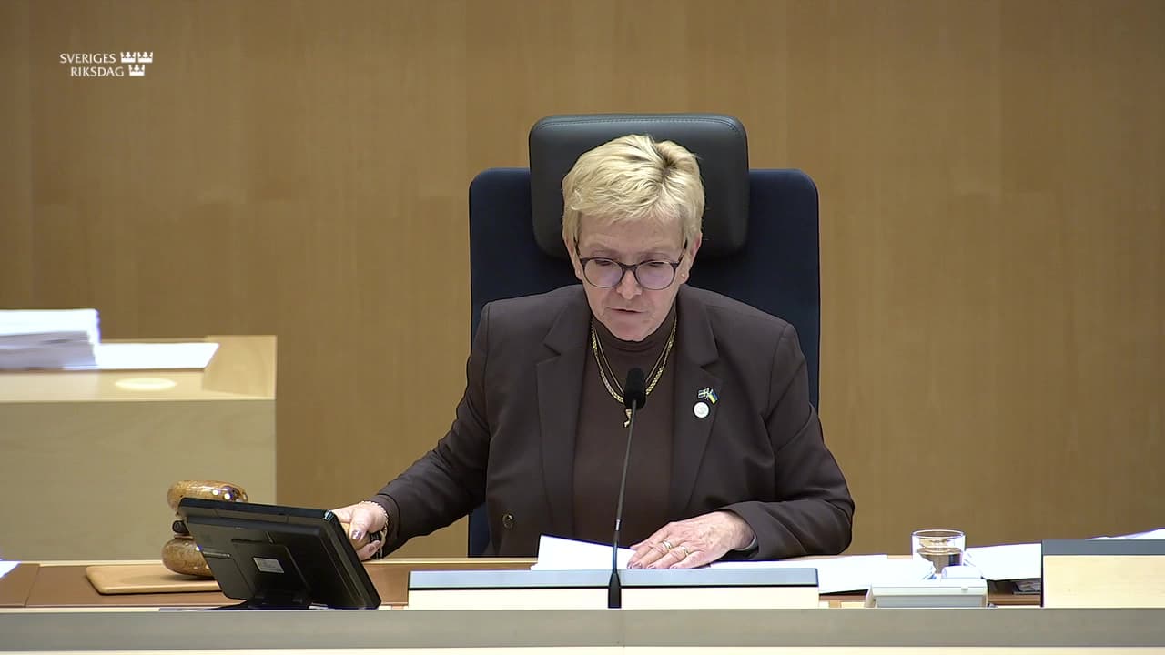 Stillbild från Beslut, Beslut: Juridiska personers förvärv av lantbruksegendom genom testamente