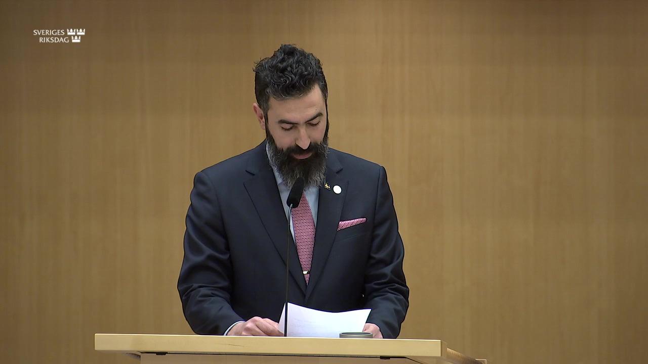 Stillbild från Debatt om förslag, Associationsrätt