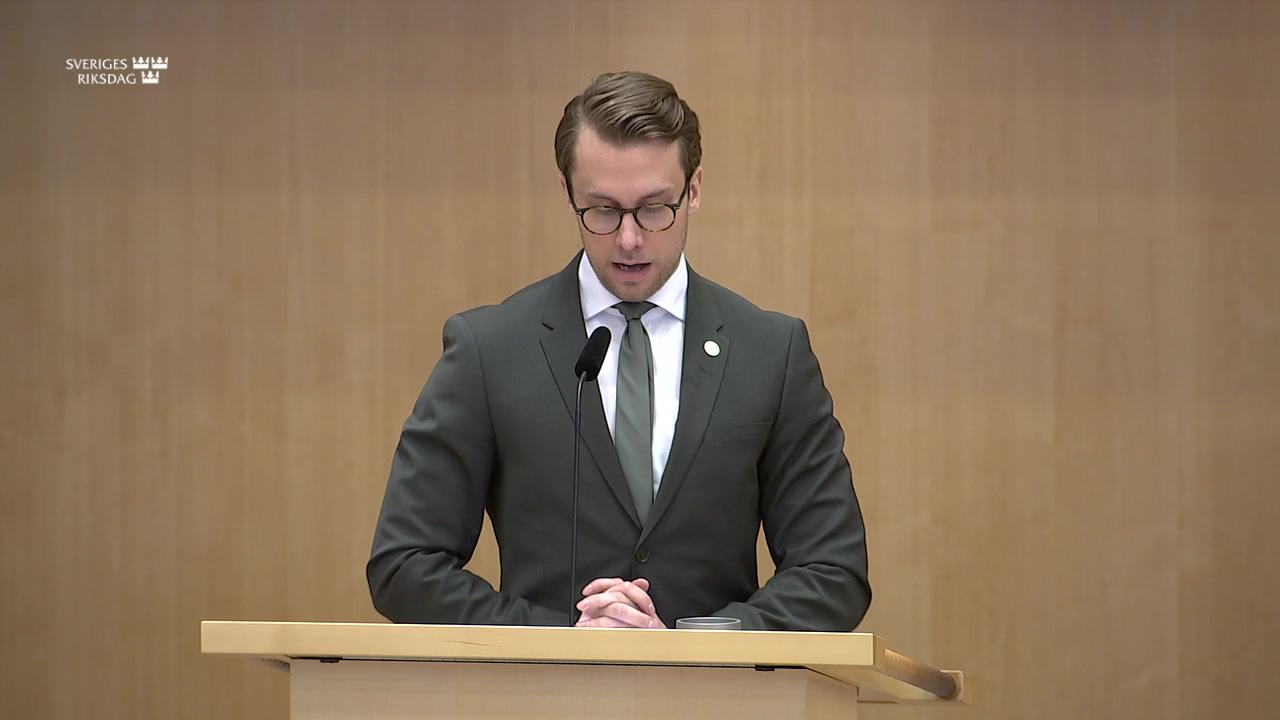 Stillbild från Debatt om förslag, Finansiell stabilitet och finansmarknadsfrågor