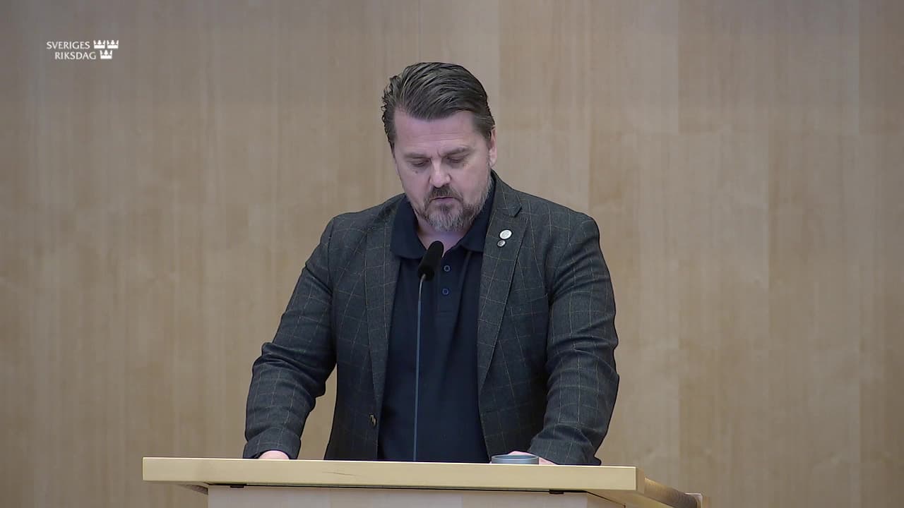 Stillbild från Debatt om förslag, Sjöfartsfrågor