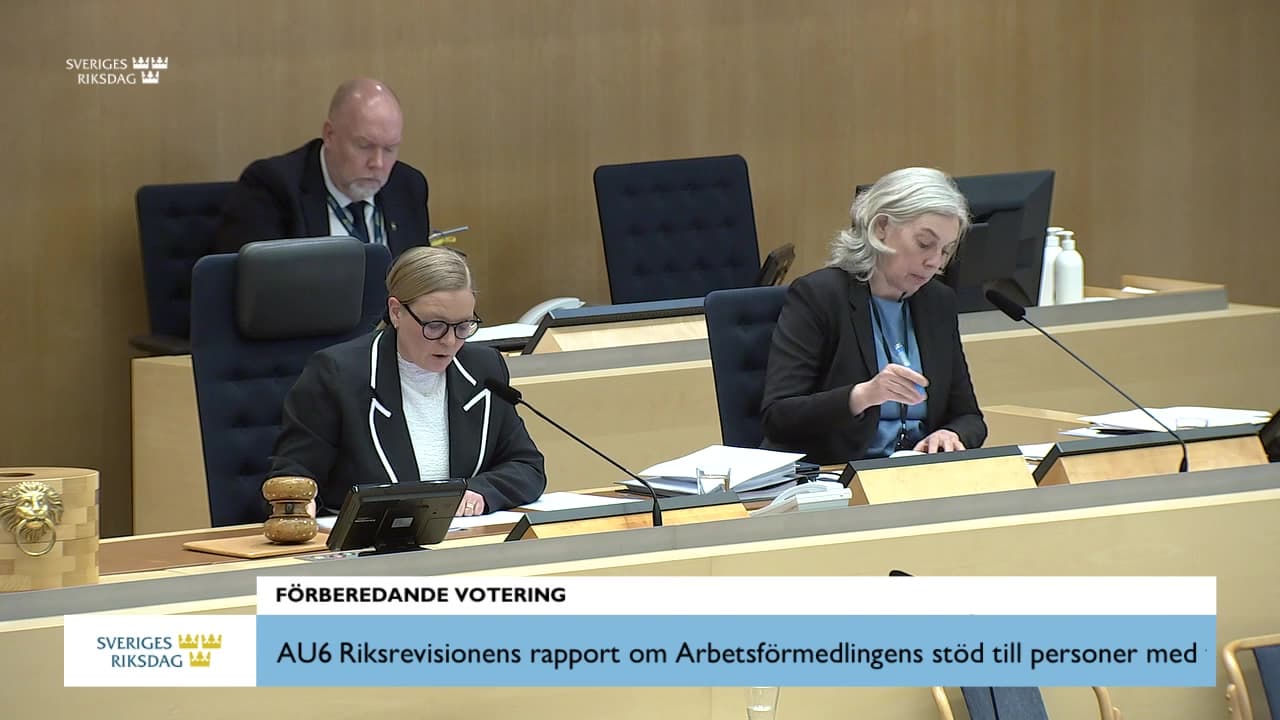 Stillbild från Beslut, Beslut: Riksrevisionens rapport om Arbetsförmedlingens stöd till personer med funktionsnedsättning, m.m.