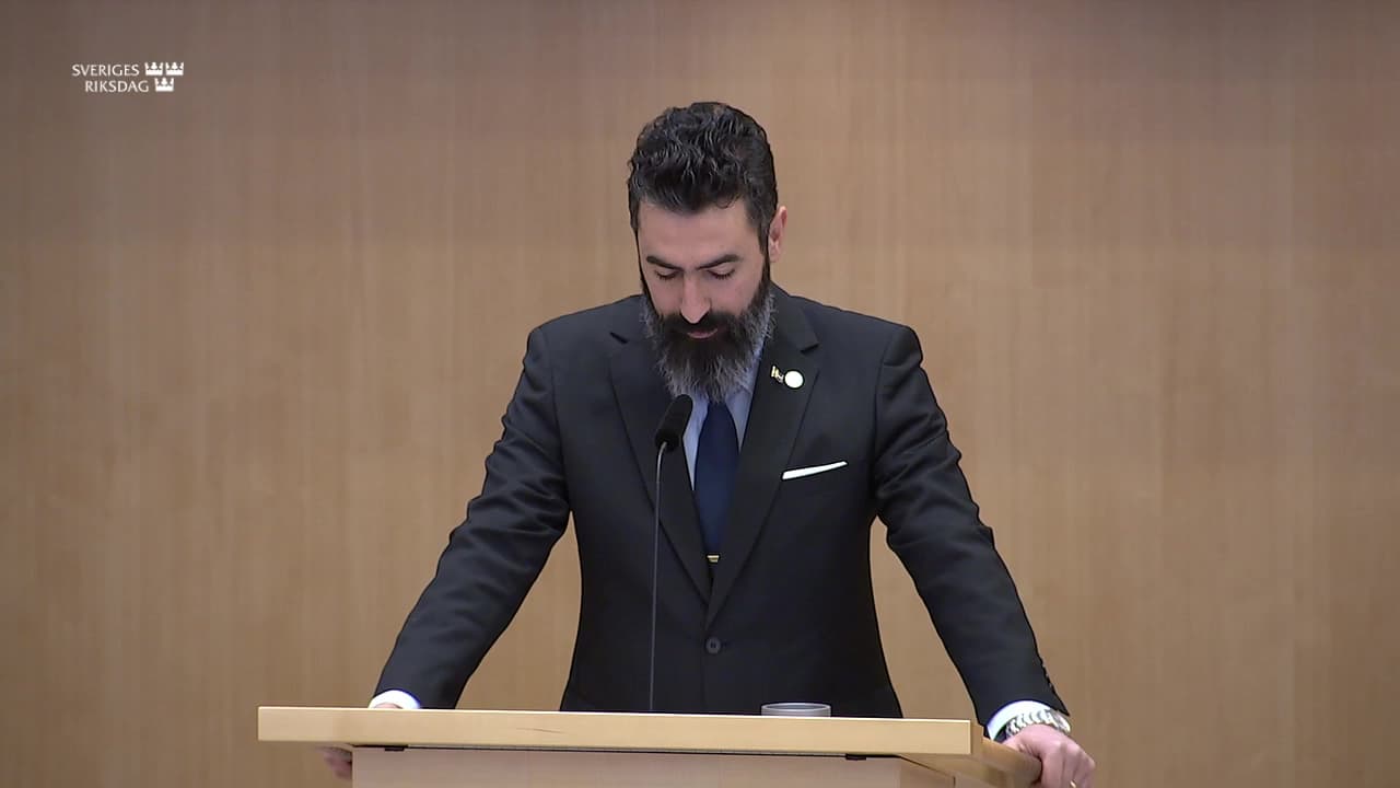 Stillbild från Debatt om förslag, Luftfartsfrågor